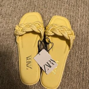 Zara slip on sandals